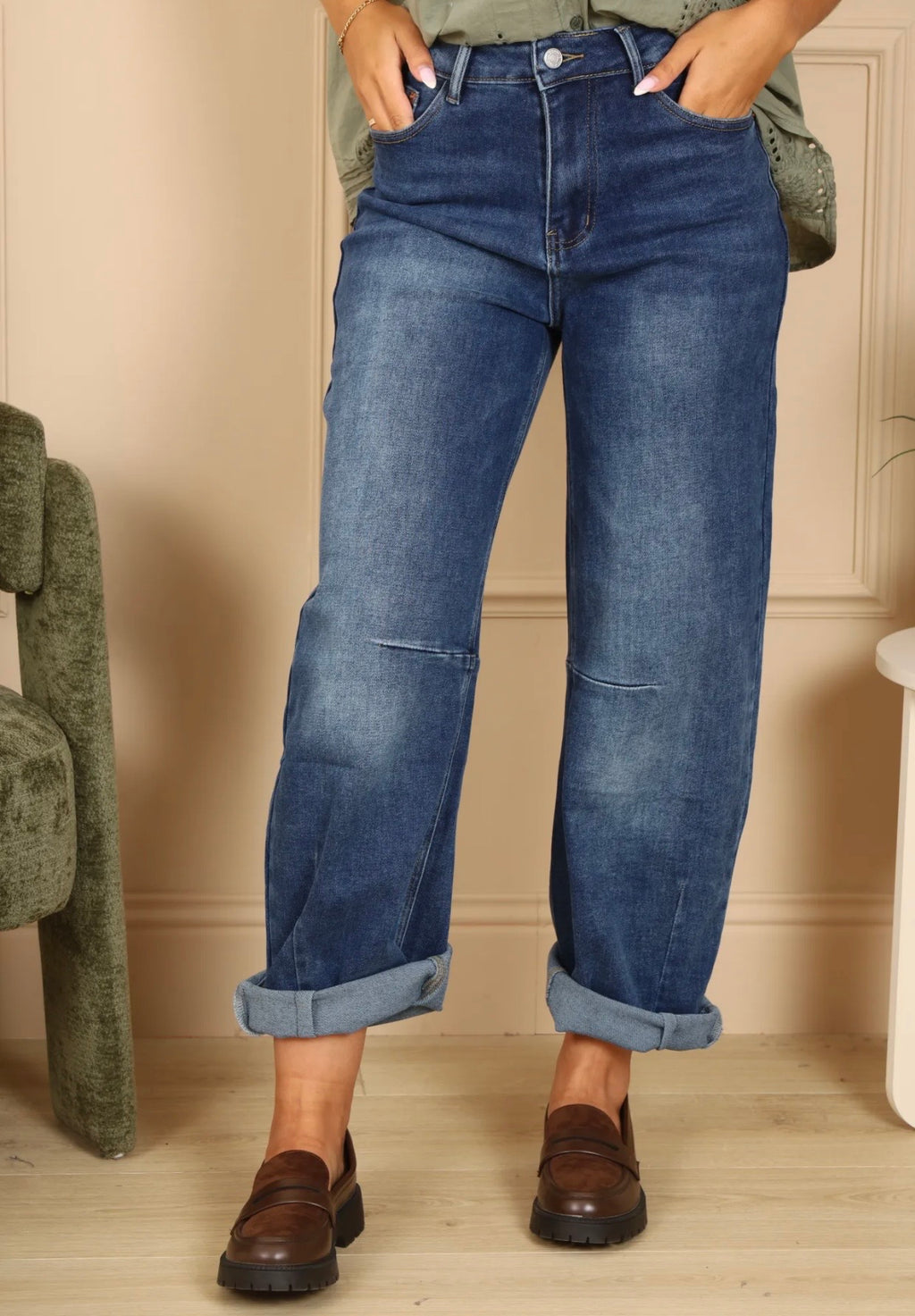 PANTALON JEAN BALLON CINDY  TAILLE 34/36/38/40/42