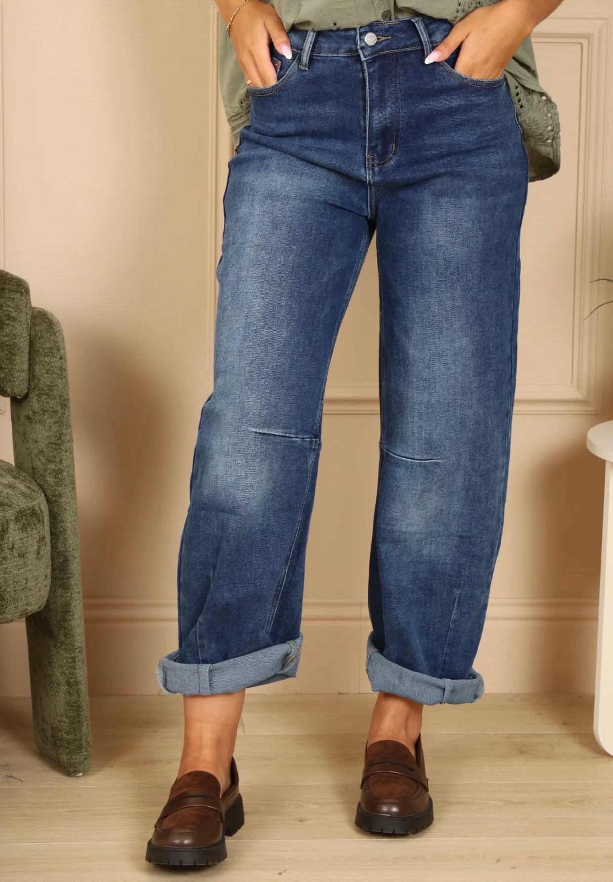 PANTALON JEAN BALLON CINDY  TAILLE 34/36/38/40/42