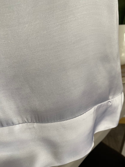 TOP SATIN MELINDA BLANC   36/44