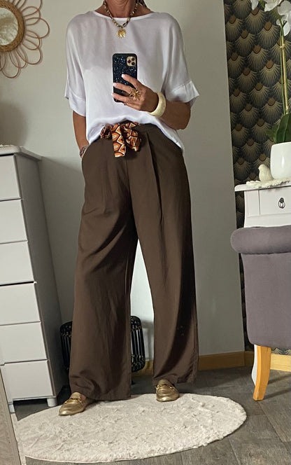 PANTALON  CHOCO  BRENDA TU36/42