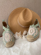 ESPADRILLES VERT D' EAU   36/37/38/39/40/41