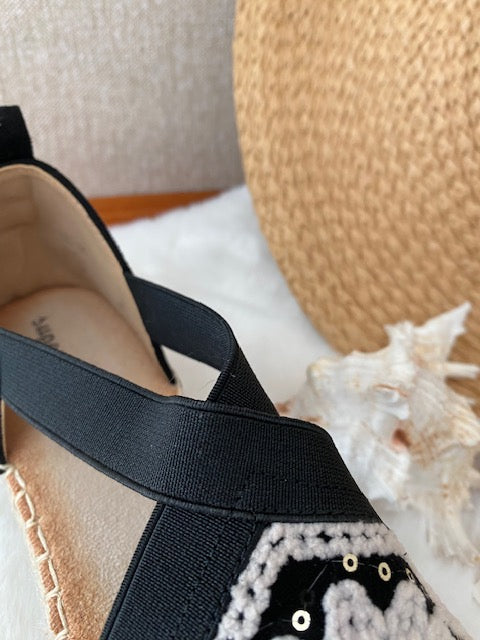 ESPADRILLES NOIRES   36/37/38/39/40/41