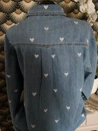 CHEMISE LOVENA COEUR TAILLES :S/M/L