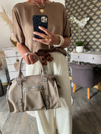 PANTALON ECRU  BRENDA TU36/42