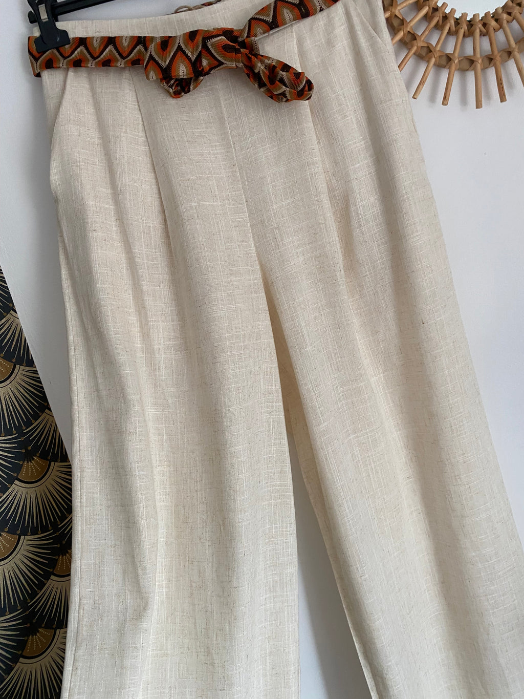 PANTALON ECRU  BRENDA TU36/42