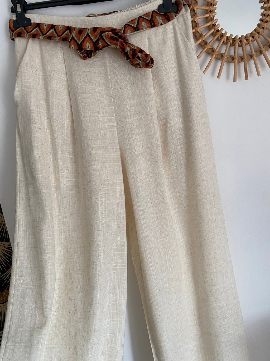 PANTALON ECRU  BRENDA TU36/42