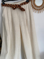 PANTALON ECRU  BRENDA TU36/42