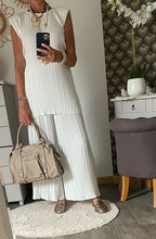 ENSEMBLE   PANTALON PLISSE BLANC  TU  36/48