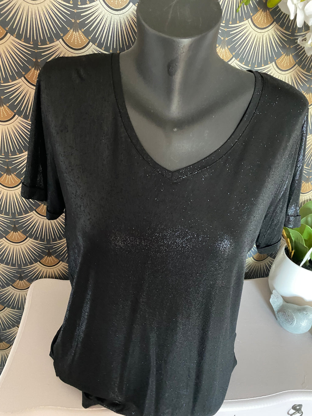 TOP IRISE NOIR MODAL TAILLES : S/M/L