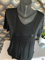 TOP IRISE NOIR MODAL TAILLES : S/M/L