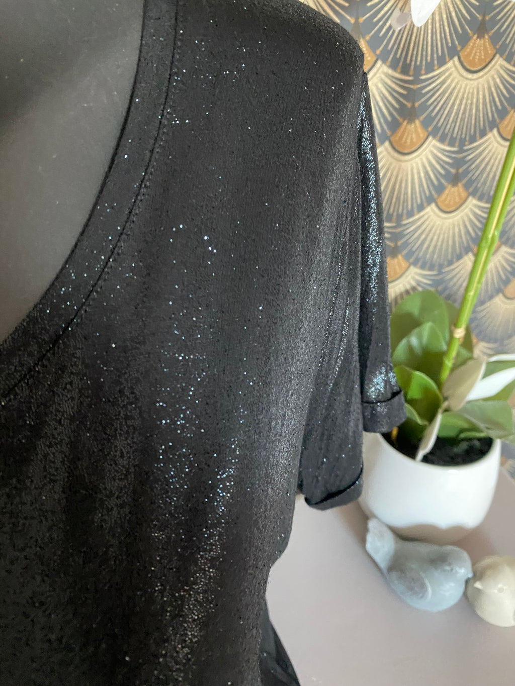 TOP IRISE NOIR MODAL TAILLES : S/M/L