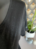 TOP IRISE NOIR MODAL TAILLES : S/M/L