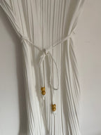 ENSEMBLE   PANTALON PLISSE BLANC  TU  36/48