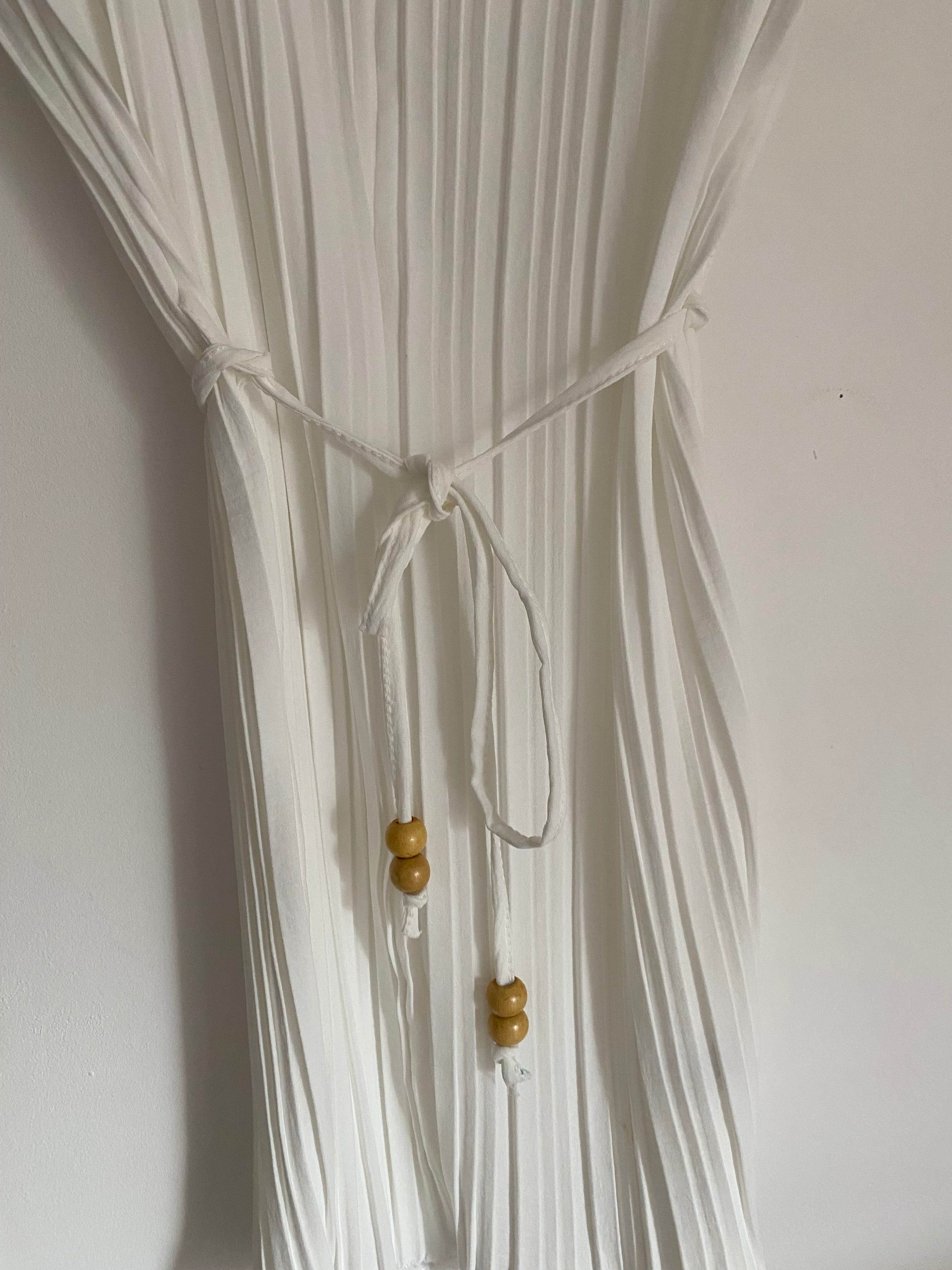 ENSEMBLE   PANTALON PLISSE BLANC  TU  36/48