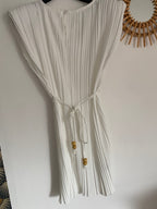 ENSEMBLE   PANTALON PLISSE BLANC  TU  36/48