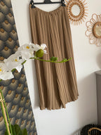 ENSEMBLE   PANTALON PLISSE CAMEL   TU  36/48