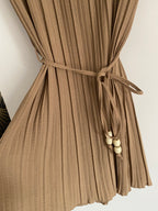 ENSEMBLE   PANTALON PLISSE CAMEL   TU  36/48