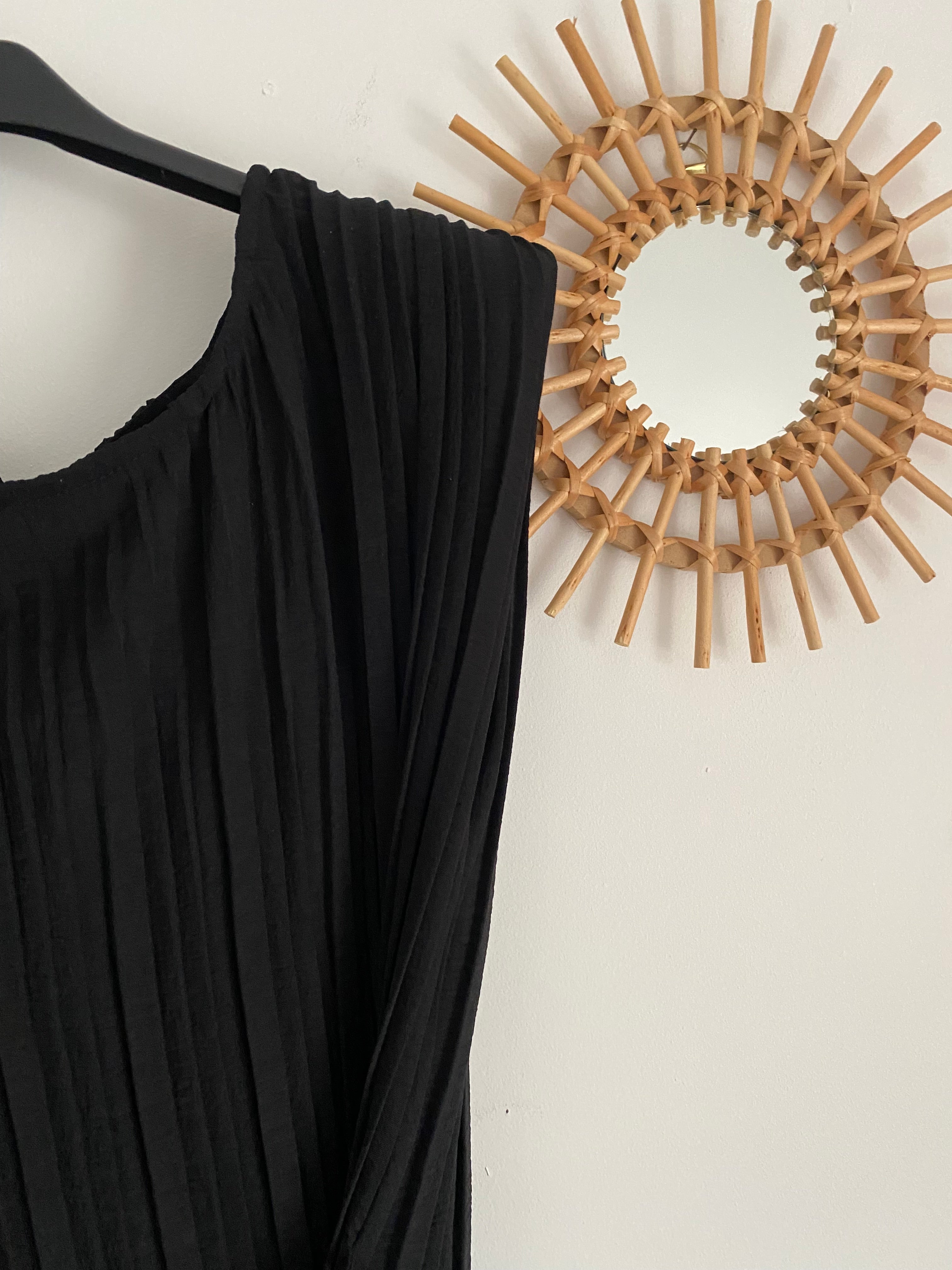 ENSEMBLE   PANTALON PLISSE NOIR  TU  36/48