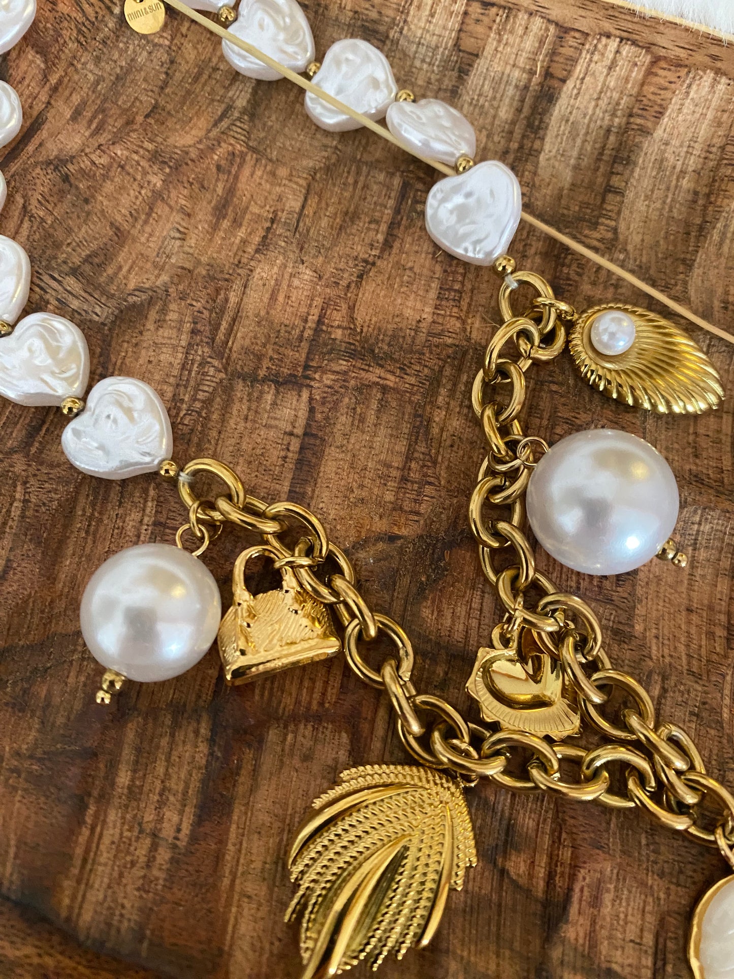 COLLIER COEUR FANTAISIE