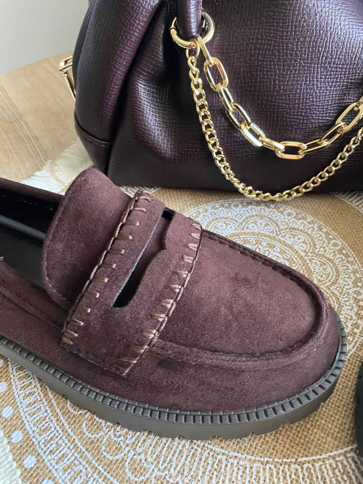 MOCASSINS CHOCO POINTURES :36/37/38/39/40/41