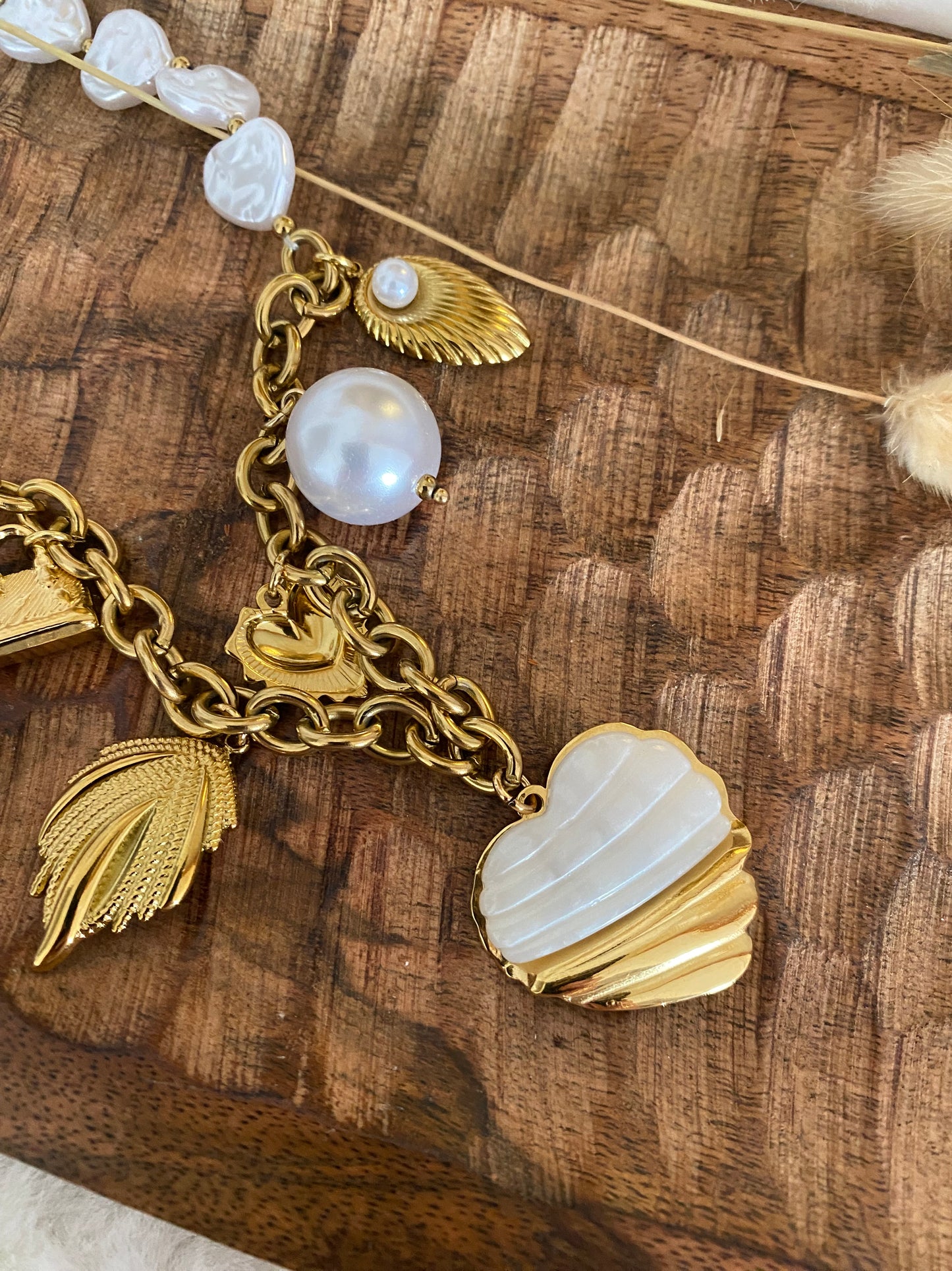 COLLIER COEUR FANTAISIE