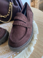 MOCASSINS CHOCO POINTURES :36/37/38/39/40/41