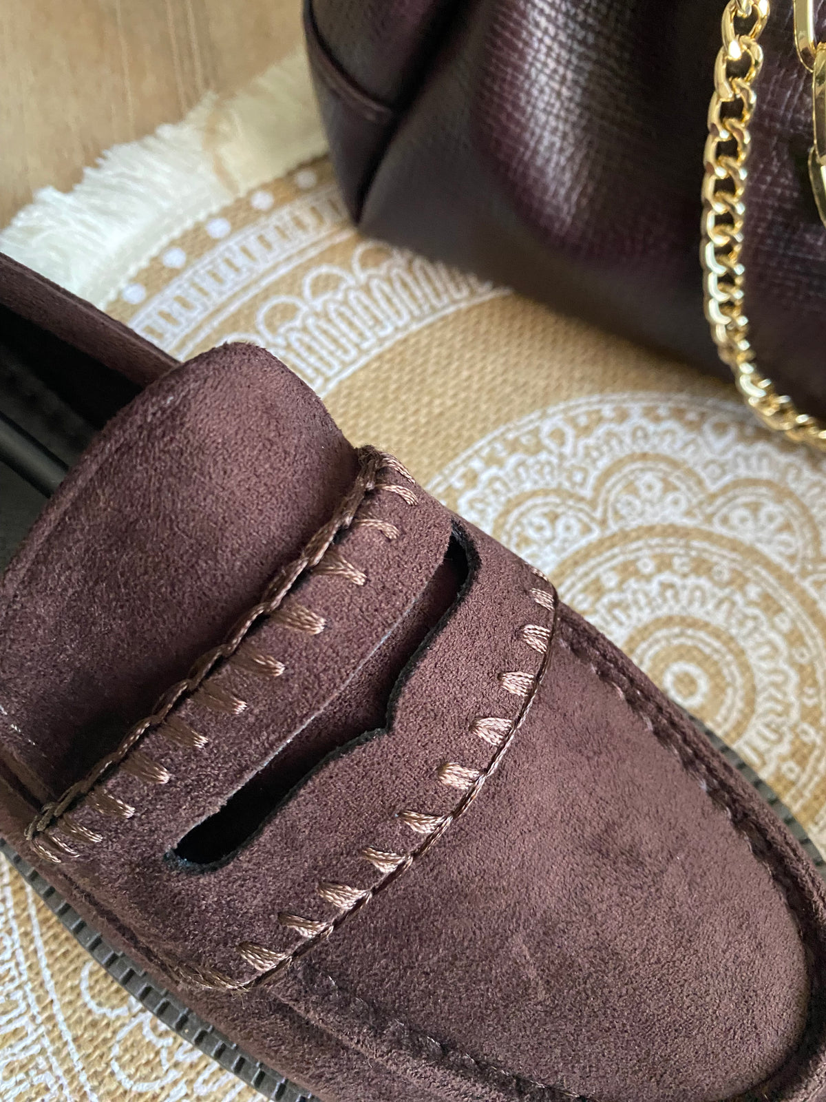MOCASSINS CHOCO POINTURES :36/37/38/39/40/41