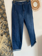 PANTALON JEAN BALLOON BLEU, PLACE DU JOUR  TAILLES: 36/38/40