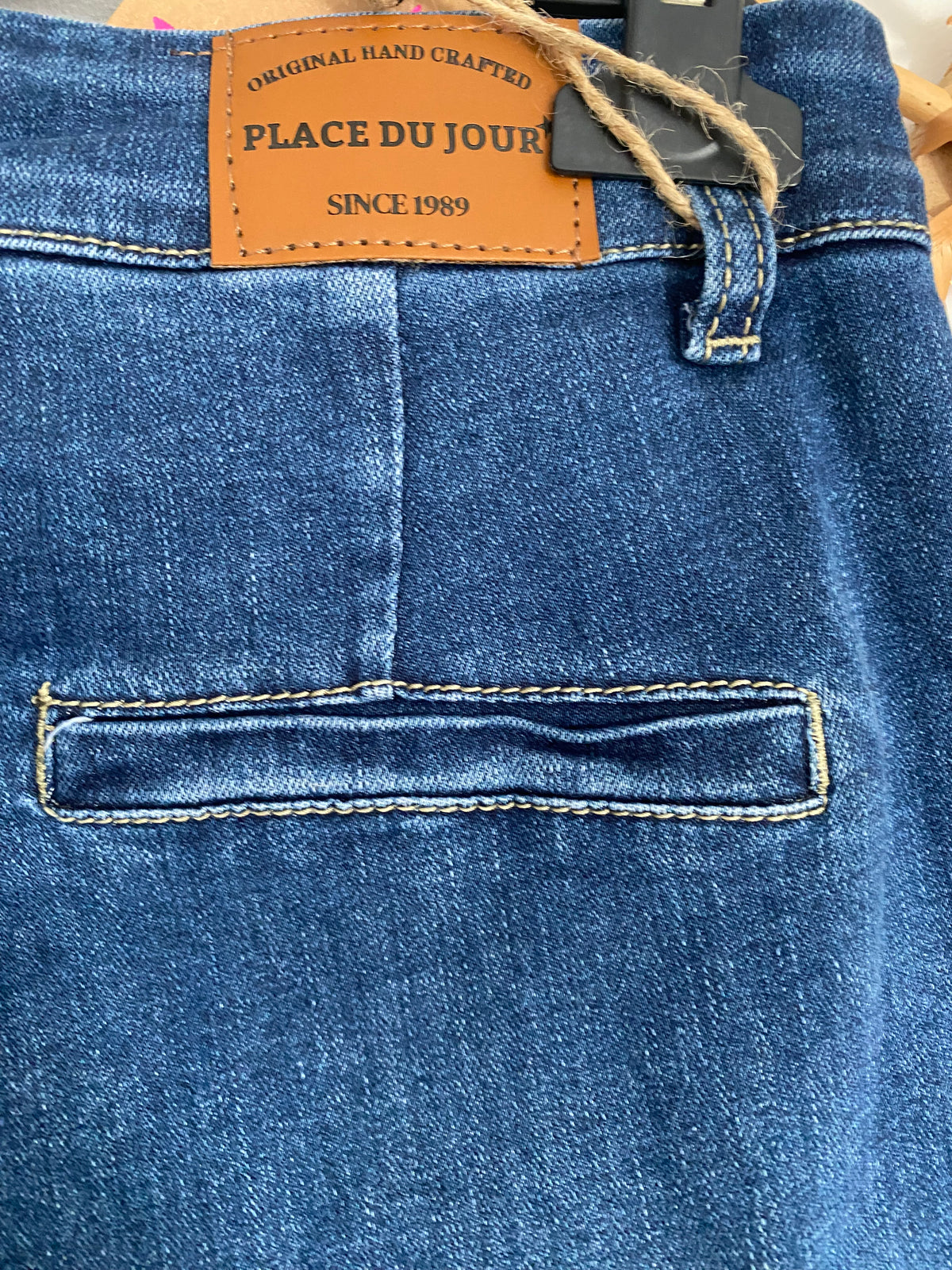 PANTALON JEAN BALLOON BLEU, PLACE DU JOUR  TAILLES: 36/38/40