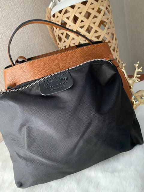 SAC CUIR MARYANNE CAMEL