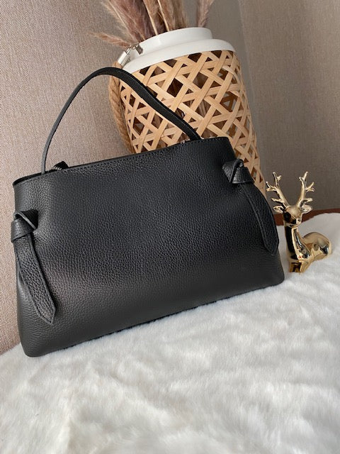 SAC CUIR MARYANNE NOIR