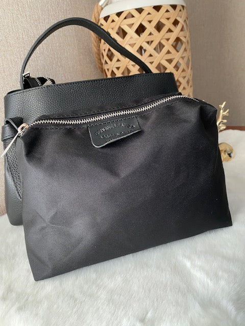 SAC CUIR MARYANNE NOIR
