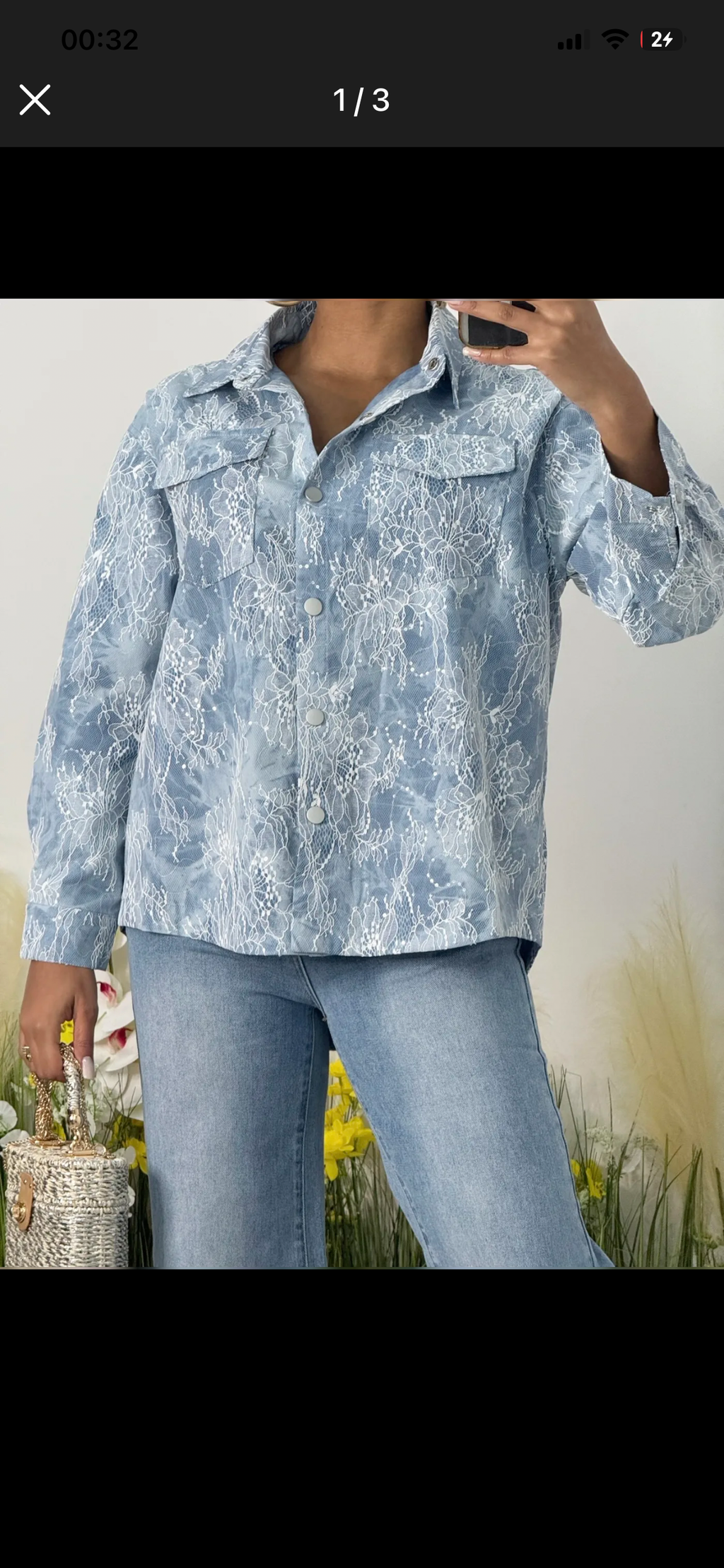 VESTE  DENTELLE LOVENA  TU 38/46