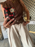 TOP AMANDA  CHOCO FONCE TAILLES : S/M/L