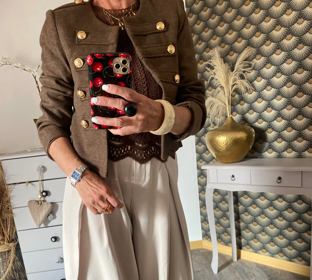 VESTE ELSA CHOCO TAILLES : S/M/L