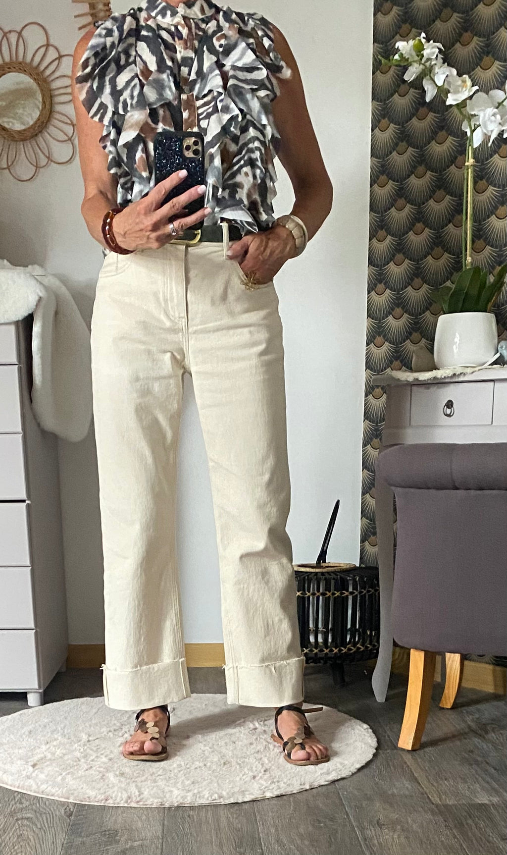 JEAN ECRU  MADDIE DU 34 AU 42