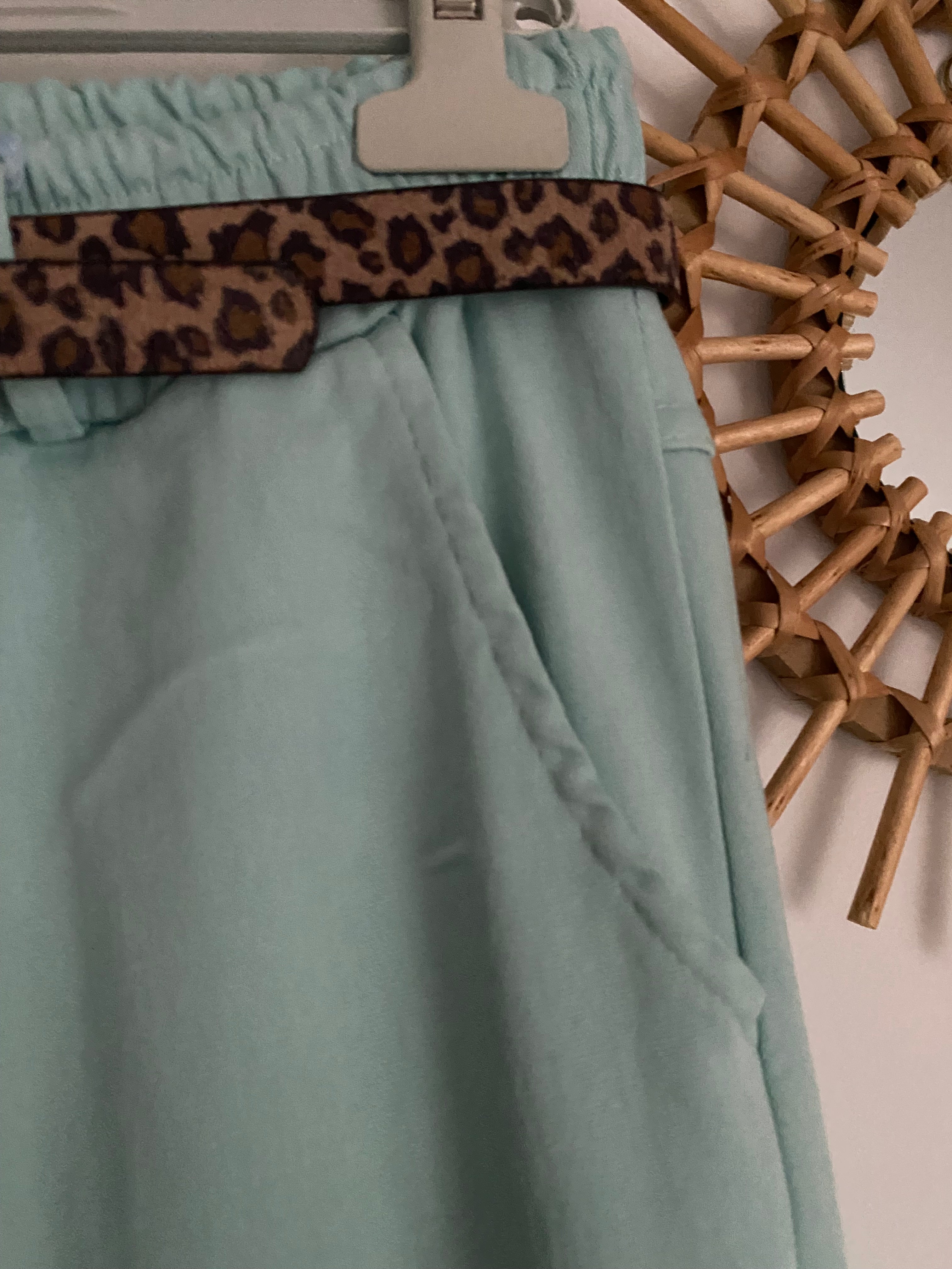 PANTALON CARLA VERT D 'EAU TU 38/44