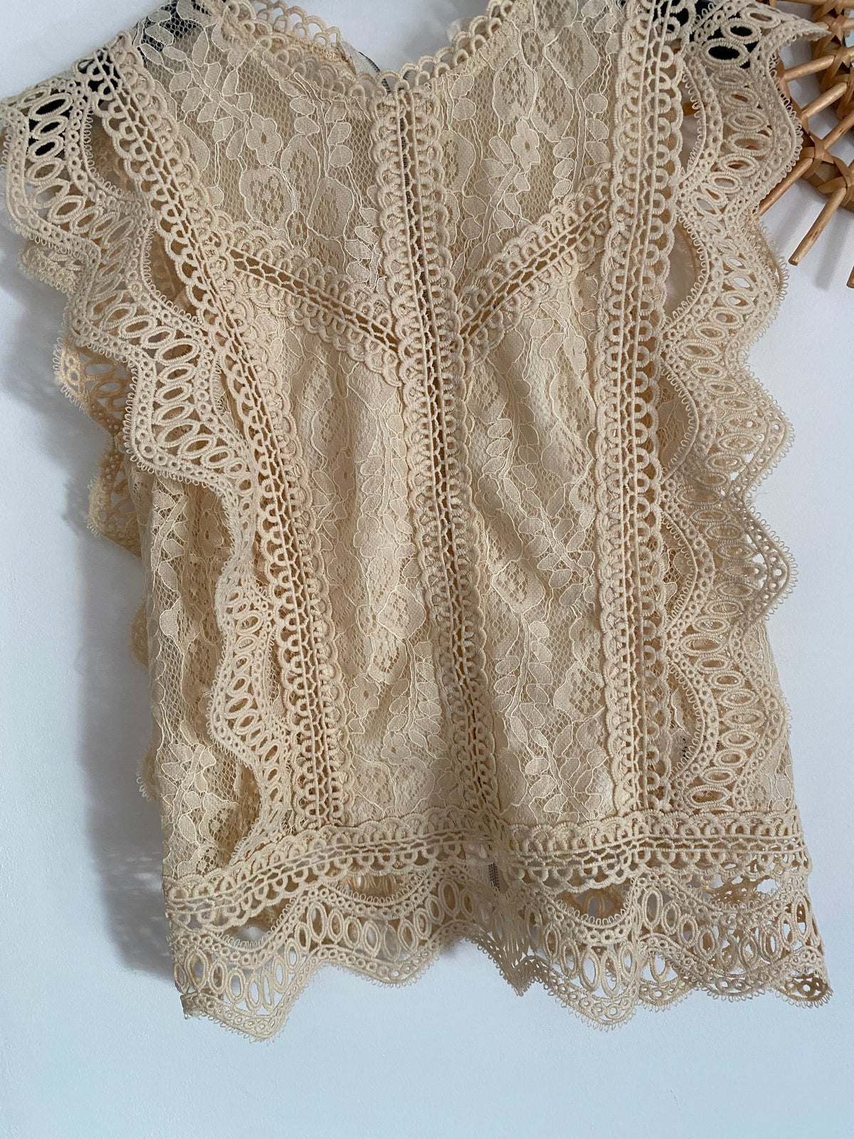 TOP AMANDA  ECRU TAILLES : S/M/L