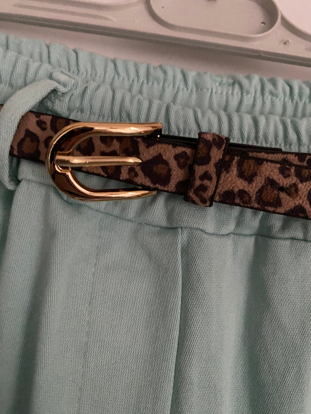 PANTALON CARLA VERT D 'EAU TU 38/44