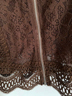 TOP AMANDA  CHOCO FONCE TAILLES : S/M/L