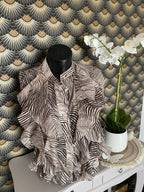 TOP FROUFROU ZEBRE CHOCOLAT  TU 36/42