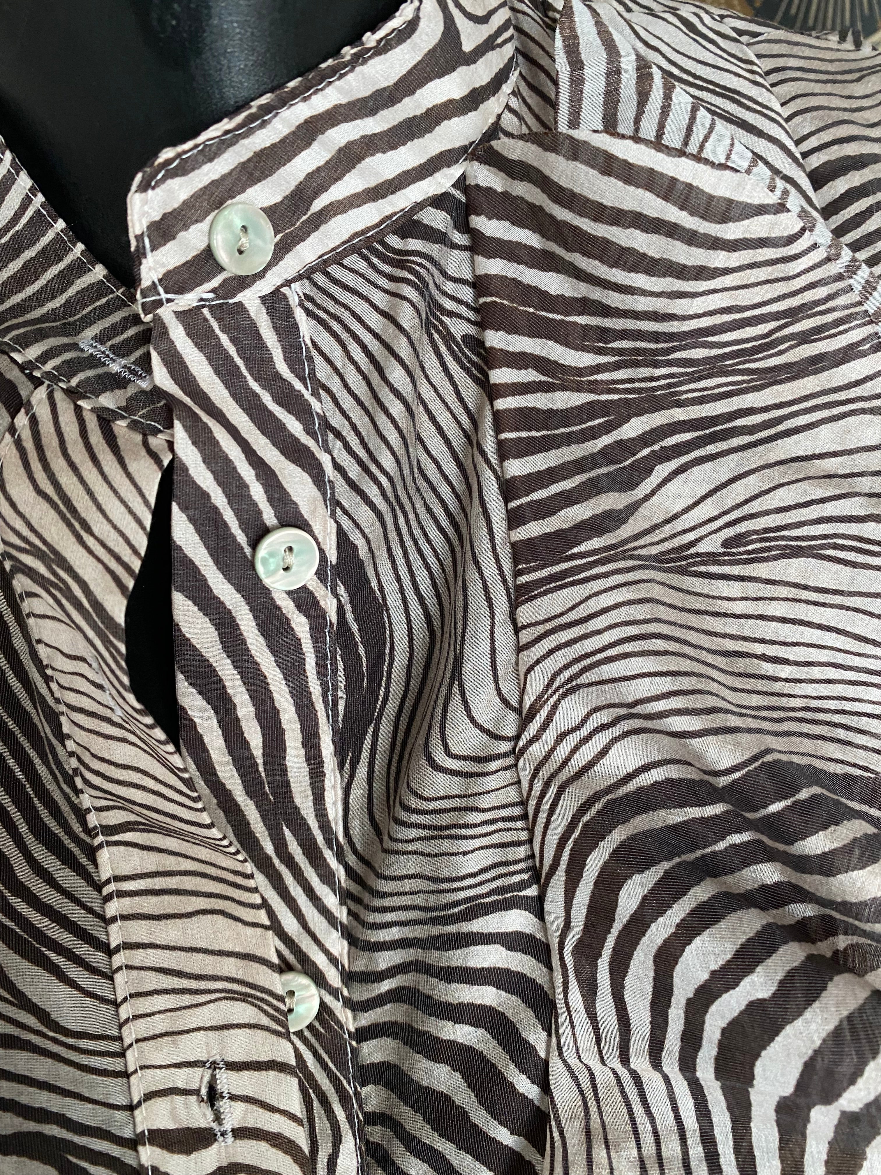 TOP FROUFROU ZEBRE CHOCOLAT  TU 36/42