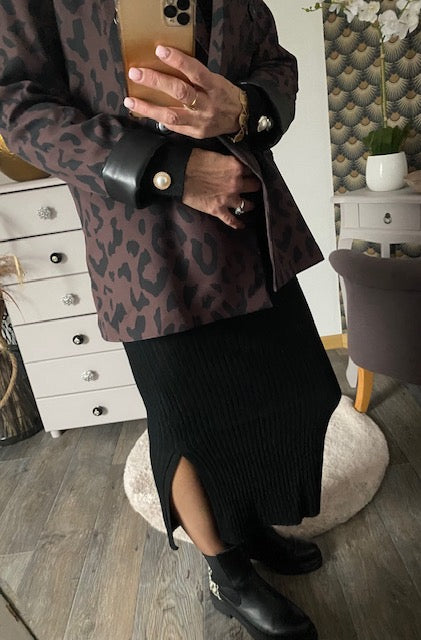 VESTE BLAZER LEO CHOCOLAT       S/M/L/XL/XXL