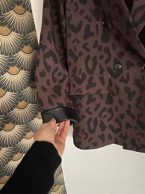 VESTE BLAZER LEO CHOCOLAT       S/M/L/XL/XXL