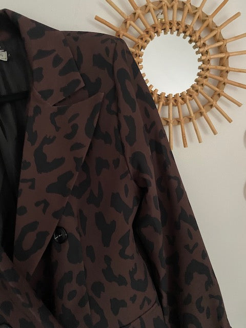 VESTE BLAZER LEO CHOCOLAT       S/M/L/XL/XXL