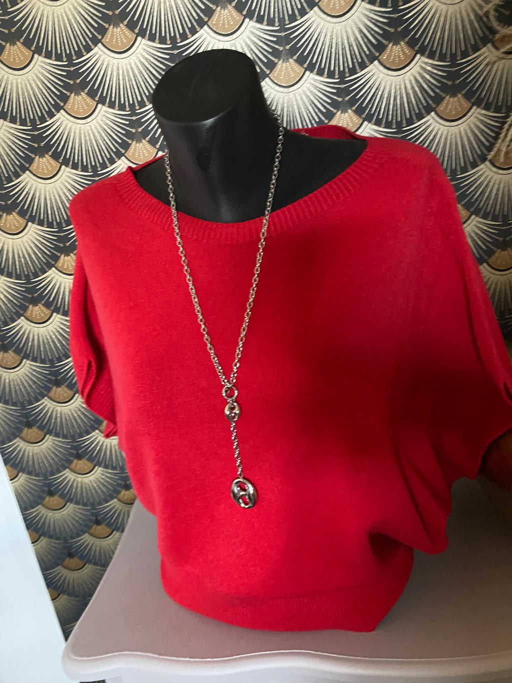 PULL APRIL ROUGE TU 36/44