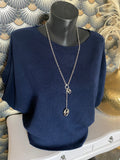 PULL APRIL BLEU MARINE  TU 36/44