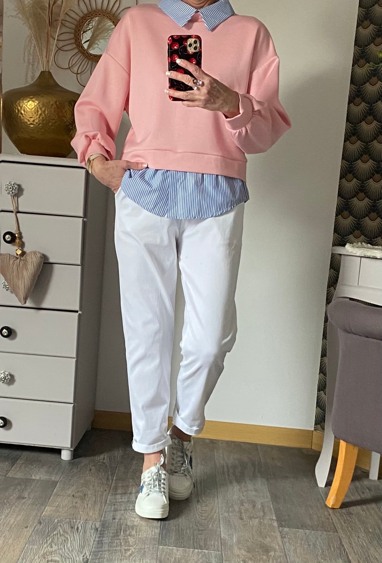 POLO ATELIER DE CORINNE ROSE TU 34/42