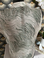 TOP FROUFROU ZEBRE KAKI  TU 36/42