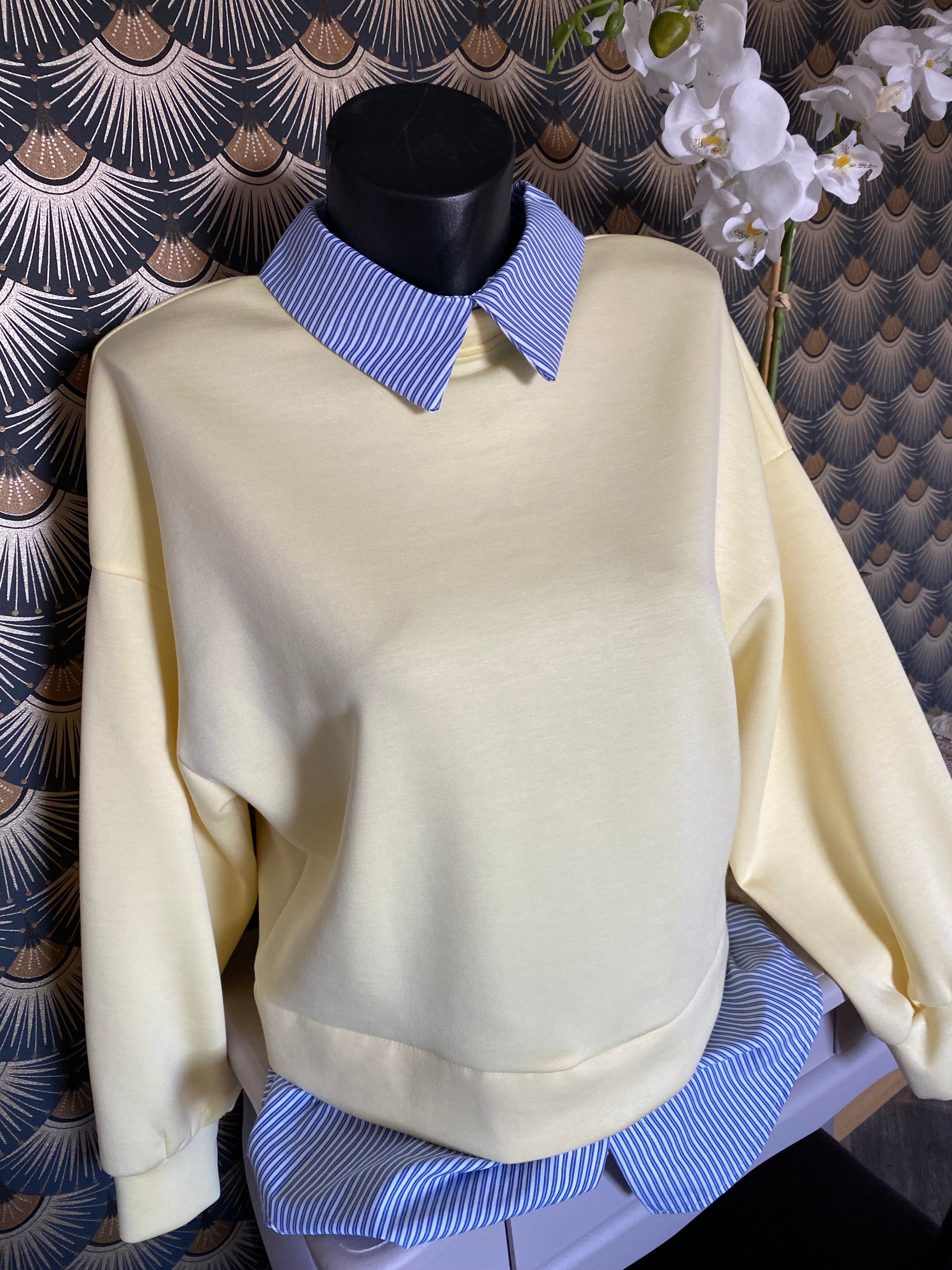 POLO ATELIER DE CORINNE JAUNE  TU 34/42
